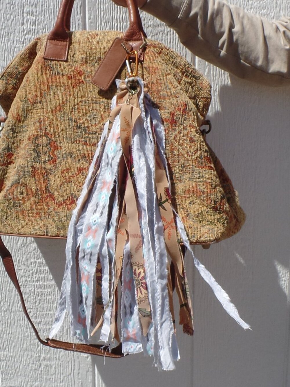 Hand Crafted Clip On Textile Swag